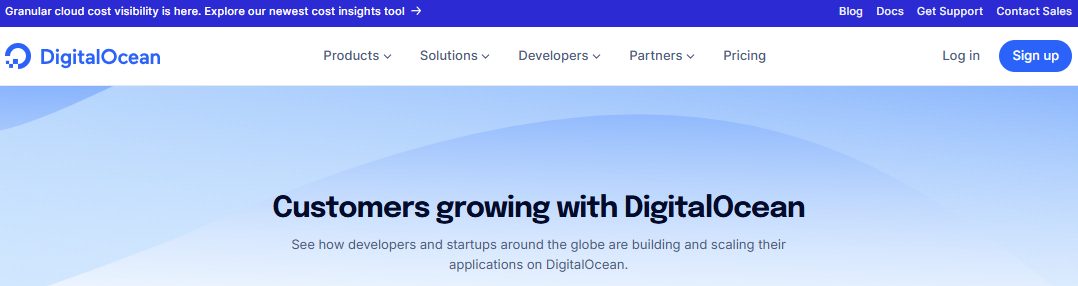 DigitalOcean customer image
