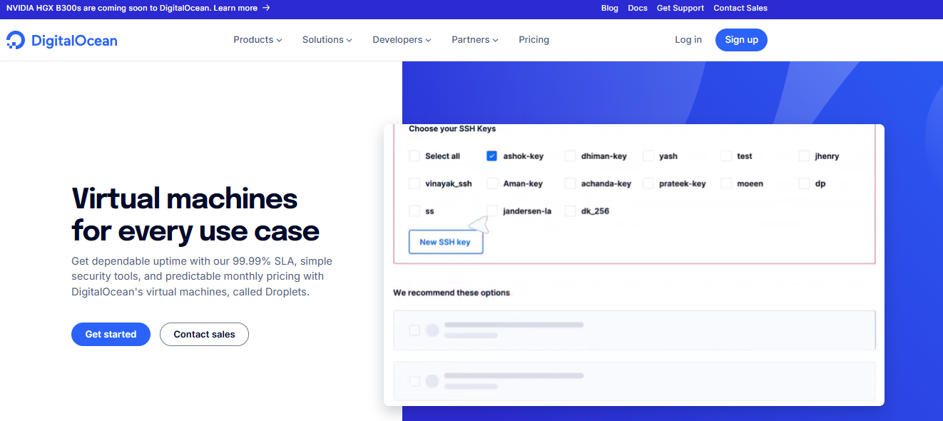 DigitalOcean VM image